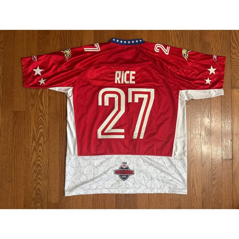 Baltimore Ravens Ray Rice‎ #27 2010 NFL Pro Bowl Jersey- Reebok Men's Size 52
